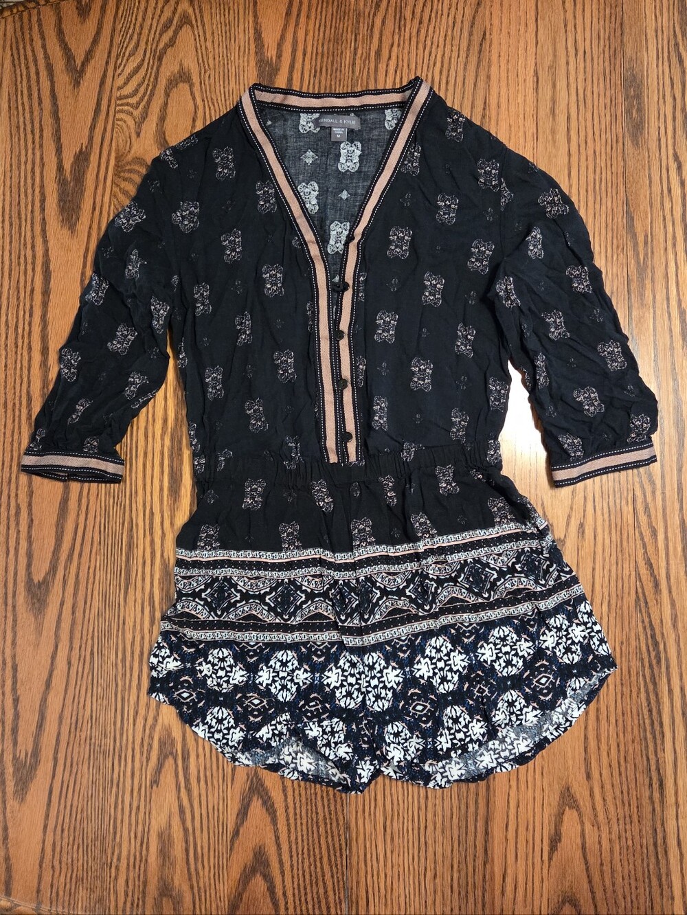 Patterned Romper Kendall&Kylie